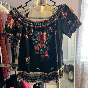 Small, off the shoulder top